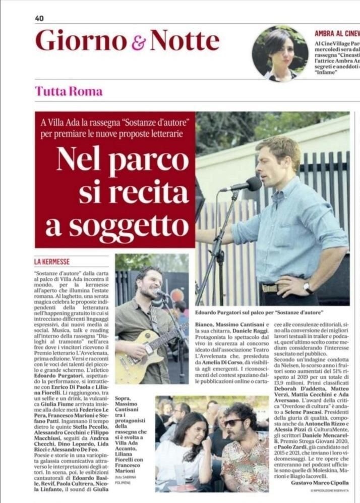 Alessia Pizzi giurata letteraria del Premio L'avvelenata 2021