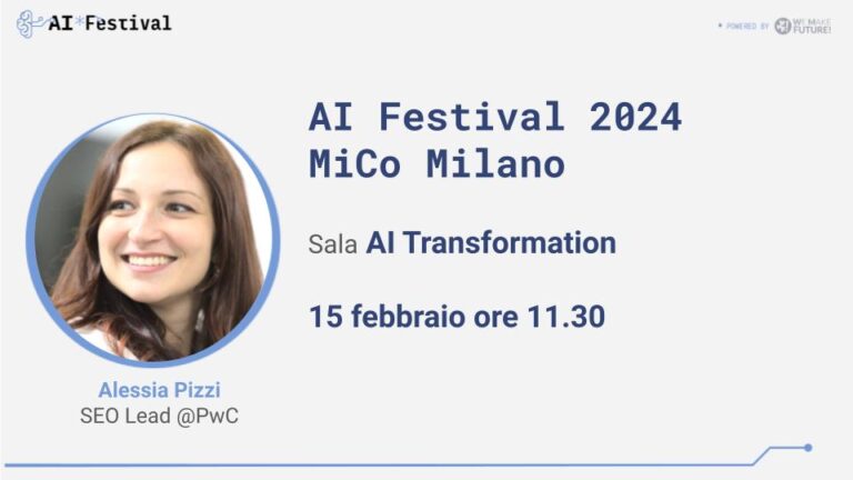 alessia pizzi, speaker AI Festival 2024
