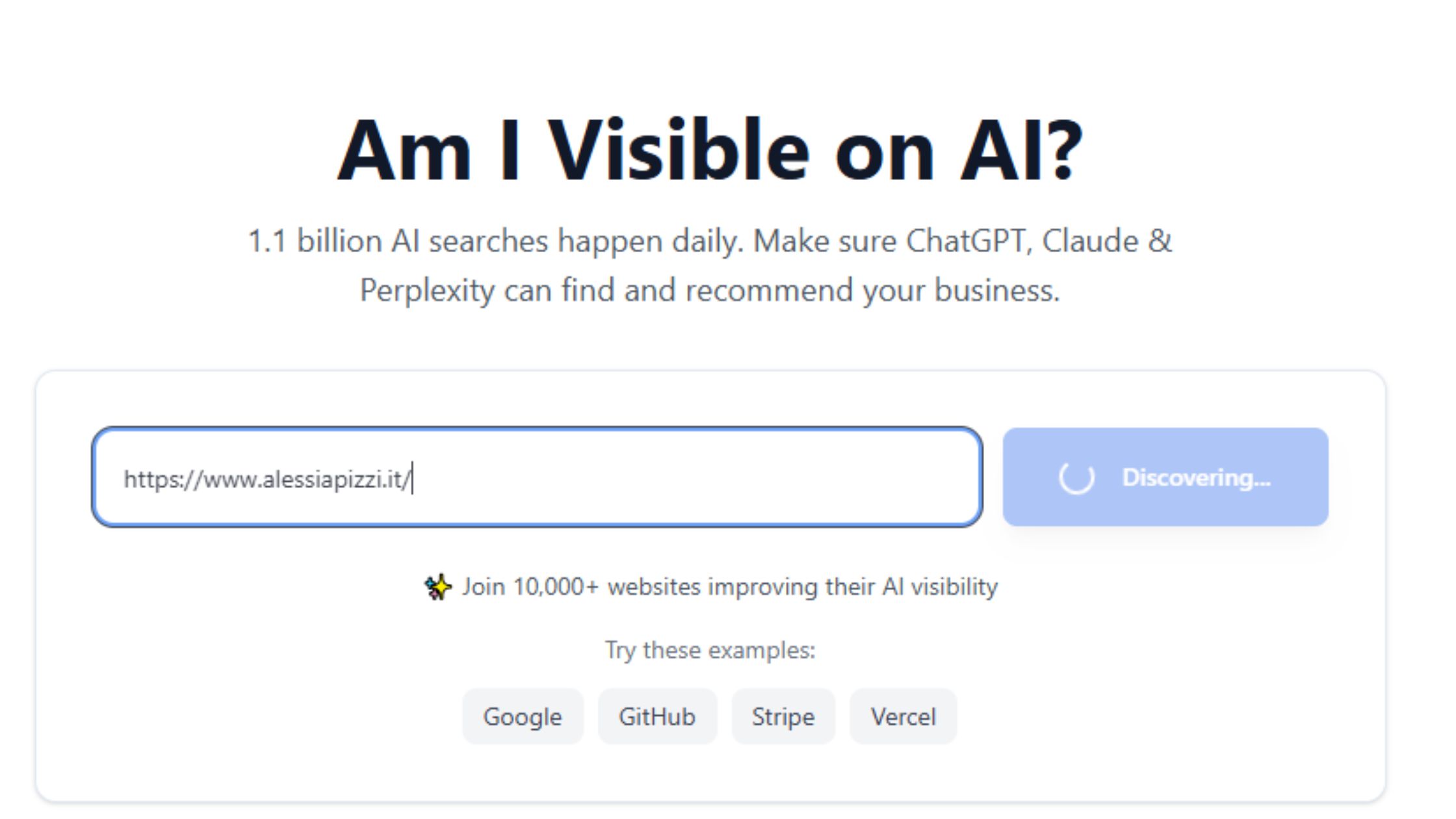 am i visibile on ai - recensione