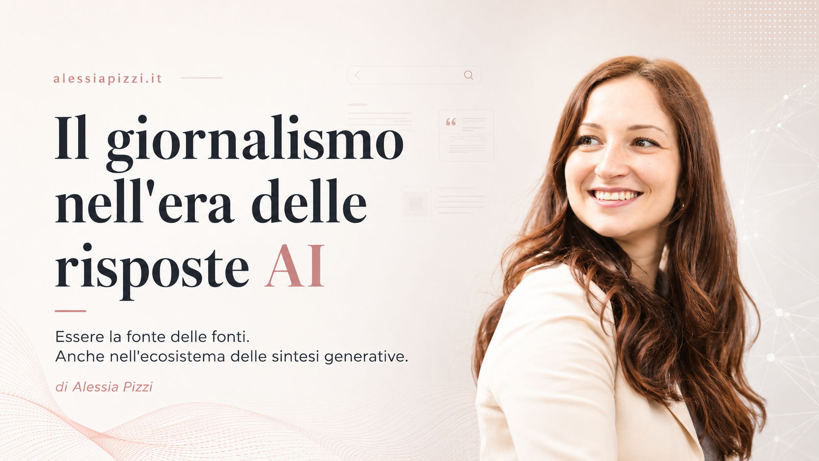 il giornalismo nell'era delle risposte AI - paper di alessia pizzi